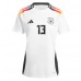 Maglie da calcio Germania Thomas Muller #13 Prima Maglia Femminile Europei 2024 Manica Corta